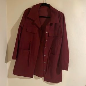 Maroon coat